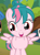 Size: 750x1027 | Tagged: safe, derpibooru import, screencap, mocha berry, pipsqueak, tulip swirl, pegasus, pony, marks and recreation, cropped, female, filly, happy, solo focus