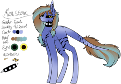 Size: 1341x935 | Tagged: safe, artist:sweetmelon556, derpibooru import, oc, oc:moon stone, earth pony, pony, black sclera, female, mare, reference sheet, simple background, solo, transparent background