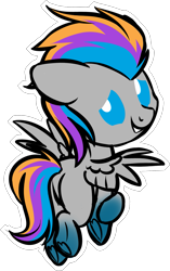 Size: 1017x1618 | Tagged: safe, artist:kellythedrawinguni, derpibooru import, oc, oc:pixel codec, pegasus, pony, chibi, male, simple background, solo, stallion, transparent background