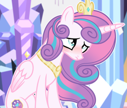 Size: 5568x4736 | Tagged: safe, artist:melodynotesyt, derpibooru import, princess flurry heart, absurd resolution, base used, older, older flurry heart, solo