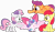 Size: 10000x5894 | Tagged: safe, artist:gurugrendo, artist:hendro107, artist:iknowpony, artist:jeatz-axl, artist:overdriv3n, derpibooru import, edit, editor:slayerbvc, apple bloom, princess flurry heart, scootaloo, sweetie belle, alicorn, earth pony, pegasus, pony, unicorn, absurd resolution, accessory swap, adorabloom, apple bloom's bow, baby, baby pony, bow, cloth diaper, cooing, cute, cutealoo, cutie mark, cutie mark crusaders, diaper, diasweetes, female, filly, flurrybetes, fluttering, foal, hair bow, happy, safety pin, simple background, sitting, the cmc's cutie marks, transparent background, vector, vector edit