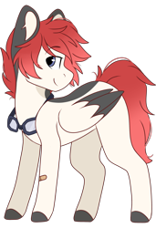 Size: 2048x3000 | Tagged: safe, artist:cinnamontee, derpibooru import, oc, oc only, oc:haru, pegasus, pony, colored wings, goggles, high res, male, multicolored wings, simple background, solo, stallion, transparent background, two toned wings