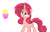 Size: 1156x736 | Tagged: safe, artist:thesmall-artist, derpibooru import, oc, oc only, oc:sweet sun, pony, unicorn, cutie mark, female, magical lesbian spawn, mare, offspring, parent:pinkie pie, parent:sunset shimmer, parents:sunsetpie, simple background, solo, transparent background