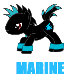 Size: 437x438 | Tagged: artist needed, safe, derpibooru import, oc, oc:marine, pony creator, image macro, meme, solo