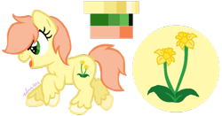 Size: 900x470 | Tagged: safe, artist:zafara1222, derpibooru import, oc, oc only, oc:daffodil, earth pony, pony, base used, female, filly, offspring, parent:big macintosh, parent:fluttershy, parents:fluttermac, reference sheet, simple background, solo, transparent background, unshorn fetlocks