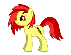 Size: 524x411 | Tagged: artist needed, safe, derpibooru import, oc, oc:rebellious artist, pony creator, simple background, solo, white background