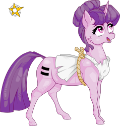 Size: 2838x2979 | Tagged: safe, artist:amberpendant, derpibooru import, sugar belle, equal cutie mark, equalized, simple background, solo, transparent background