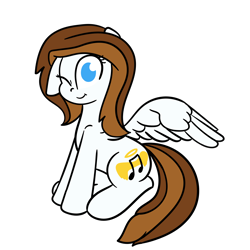 Size: 4834x4835 | Tagged: safe, artist:binary6, derpibooru import, oc, oc only, pegasus, pony, absurd resolution, commission, digital art, simple background, sitting, transparent background