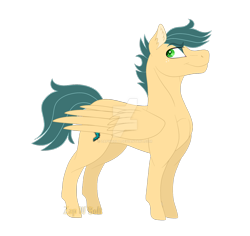 Size: 1600x1513 | Tagged: safe, artist:detoxx-retoxx, derpibooru import, oc, oc only, oc:cyclone, offspring, parent:applejack, parent:soarin', parents:soarinjack, simple background, solo, transparent background