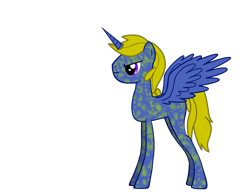 Size: 830x650 | Tagged: artist needed, safe, derpibooru import, oc, oc only, oc:prince eclipso, alicorn, pony creator, 1000 hours in pony creator, alicorn oc, simple background, solo, transparent background