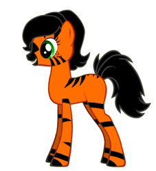 Size: 449x495 | Tagged: artist needed, safe, derpibooru import, oc, oc only, oc:tiger lilly, pony creator, simple background, solo, white background