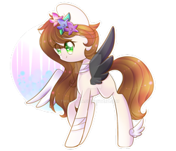 Size: 1024x880 | Tagged: safe, artist:twily-star, oc, oc only, pegasus, pony, colored wings, female, mare, multicolored wings, simple background, solo, transparent background, watermark, winged hooves