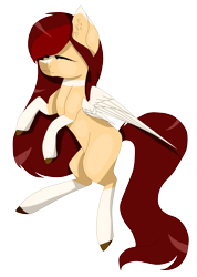 Size: 1801x2533 | Tagged: safe, artist:ohhoneybell, oc, oc only, oc:yeri, pegasus, pony, colored wings, eyes closed, female, mare, simple background, solo, transparent background