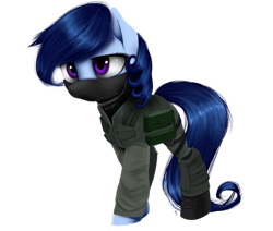 Size: 970x824 | Tagged: safe, artist:supermare, oc, oc only, oc:raylanda, earth pony, pony, clothes, crossover, female, mare, simple background, solo, transparent background, uniform