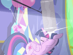 Size: 668x505 | Tagged: safe, screencap, twilight sparkle, twilight sparkle (alicorn), alicorn, pony, celestial advice, abuse, animated, boom mic, gif, loop, microphone, twilybuse