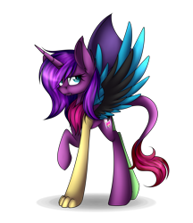 Size: 5000x5800 | Tagged: safe, artist:snowbunny0820, oc, oc only, oc:alexandra, draconequus, pony, absurd resolution, female, simple background, solo, transparent background