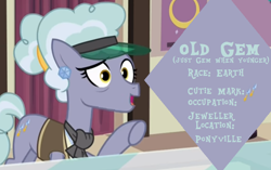 Size: 1054x664 | Tagged: safe, edit, edited screencap, screencap, clarity cut, all bottled up, jeweler pony