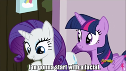 Size: 952x536 | Tagged: safe, derpibooru import, screencap, rarity, twilight sparkle, twilight sparkle (alicorn), alicorn, pony, unicorn, all bottled up, image macro, meme, out of context, out of context quote