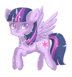 Size: 1024x1103 | Tagged: safe, artist:pone-pon, twilight sparkle, twilight sparkle (alicorn), alicorn, pony, cute, flying, simple background, smiling, solo, transparent background, twiabetes