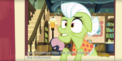 Size: 1920x960 | Tagged: safe, screencap, granny smith, pony, all bottled up, christmas, hollywood, meme, youtube caption