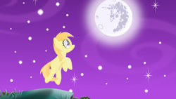 Size: 1920x1080 | Tagged: safe, artist:lumorn, noi, pony, mare in the moon, moon, night, solo