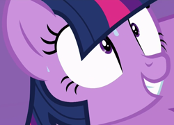 Size: 1058x763 | Tagged: safe, screencap, twilight sparkle, twilight sparkle (alicorn), alicorn, pony, celestial advice, nervous, solo, sweat