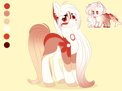 Size: 1024x762 | Tagged: safe, artist:little-sketches, oc, oc only, oc:seishin, earth pony, pony, female, mare, reference sheet, simple background, solo