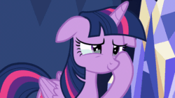 Size: 902x508 | Tagged: safe, screencap, twilight sparkle, twilight sparkle (alicorn), alicorn, pony, all bottled up, animated, crying, floppy ears, gif, loop, proud, tears of joy