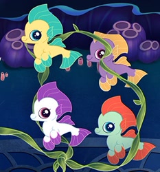 Size: 306x329 | Tagged: safe, sea poppy, seapony (g4), my little pony: the movie, bubble splash, lilly drop, sea filly, sea foal, sun twist