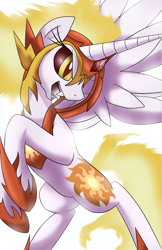 Size: 1010x1560 | Tagged: safe, artist:wolftendragon, derpibooru import, daybreaker, alicorn, pony, female, mare, solo