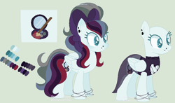 Size: 780x458 | Tagged: safe, artist:starfalldawn, derpibooru import, oc, oc:acapella brush, pegasus, pony, clothes, dress, female, magical lesbian spawn, mare, offspring, parent:coloratura, parent:rainbow dash, parents:raradash, simple background, solo