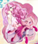 Size: 2000x2311 | Tagged: safe, artist:mailner, derpibooru import, alicorn, pony, spoiler:steven universe, alicornified, blushing, clothes, crossover, diamond, dress, duo, female, flower, gloves, mane, mare, pink diamond (steven universe), pink hair, ponified, race swap, rose, rose quartz (steven universe), self ponidox, shoes, socks, spoilers for another series, steven universe, tongue out