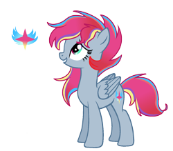 Size: 1344x1176 | Tagged: safe, artist:thesmall-artist, derpibooru import, oc, oc:sprinkle star, pegasus, pony, female, magical lesbian spawn, mare, offspring, parent:rainbow dash, parent:twilight sparkle, parents:twidash, simple background, solo, transparent background