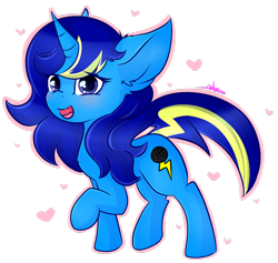 Size: 1280x1215 | Tagged: safe, artist:ashee, oc, oc only, oc:electro swing, pony, unicorn, blushing, solo