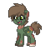 Size: 600x600 | Tagged: safe, artist:radical user 76, derpibooru import, oc, oc only, oc:bombshell, ghoul, fallout equestria, simple background, solo, transparent background