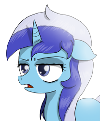 Size: 2035x2453 | Tagged: safe, artist:dusk-spark, derpibooru import, minuette, pony, unicorn, bust, female, mare, portrait, simple background, solo, transparent background