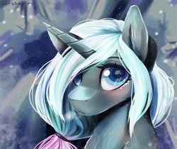 Size: 5256x4423 | Tagged: safe, artist:skylacuna, derpibooru import, oc, oc:snowbound, pony, unicorn, absurd resolution, bust, female, mare, portrait, solo