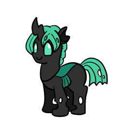 Size: 519x513 | Tagged: safe, artist:dudey64, derpibooru import, oc, oc only, oc:speculo, changeling, green changeling, simple background, solo, transparent background