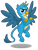 Size: 1600x2133 | Tagged: safe, artist:aleximusprime, derpibooru import, gallus, griffon, school daze, season 8, spoiler:s08, crossed arms, looking at you, male, simple background, solo, transparent background