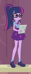 Size: 172x405 | Tagged: safe, derpibooru import, screencap, sci-twi, twilight sparkle, better together, equestria girls, stressed in show, cropped, geode of telekinesis, sad, solo