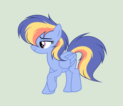 Size: 1840x1588 | Tagged: safe, artist:roseloverofpastels, derpibooru import, oc, pegasus, pony, female, mare, parents:flashdash, simple background, solo