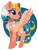 Size: 914x1200 | Tagged: safe, artist:snow angel, derpibooru import, somnambula, pegasus, pony, circle background, female, mare, simple background, smiling, solo, somnambula's headdress, transparent background