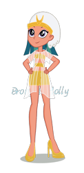 Size: 640x1309 | Tagged: safe, artist:sunglowg, derpibooru import, somnambula, equestria girls, bandeau, clothes, equestria girls-ified, high heels, see-through, shoes, simple background, solo, transparent background