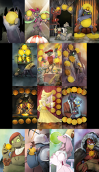 Size: 600x1034 | Tagged: safe, artist:gashiboka, diamond dog, pony, everfree tarot, minor arcana, watermark