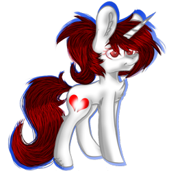 Size: 768x768 | Tagged: safe, artist:rainbowcupcake122, oc, oc only, oc:white answer, pony, unicorn, female, mare, simple background, solo, transparent background