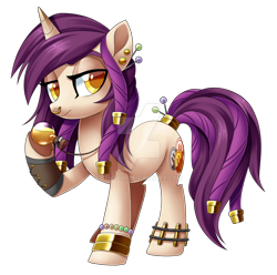 Size: 1024x1016 | Tagged: safe, artist:centchi, derpibooru import, oc, oc:brazen grimoire, pony, unicorn, female, mare, simple background, solo, transparent background, watermark