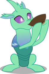 Size: 3291x5000 | Tagged: safe, artist:dashiesparkle, derpibooru import, soupling, changedling, changeling, to change a changeling, .svg available, bowl, changeling food, cute, cuteling, drinking, food, simple background, sitting up, solo, soup, transparent background, vector