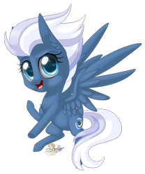 Size: 664x800 | Tagged: safe, artist:unisoleil, night glider, pegasus, pony, chibi, cute, glideabetes, simple background, solo, transparent background