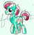 Size: 600x611 | Tagged: safe, artist:flufflesauce, artist:mayrinmewmew, derpibooru import, oc, crystal pony, adoptable, ear piercing, earring, for sale, jewelry, male, paint horse, piercing, pink, solo, stallion, tobiano