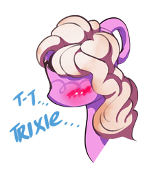 Size: 848x991 | Tagged: safe, artist:lunebat, object pony, original species, all bottled up, blushing, cup, ponified, simple background, teacup, transparent background